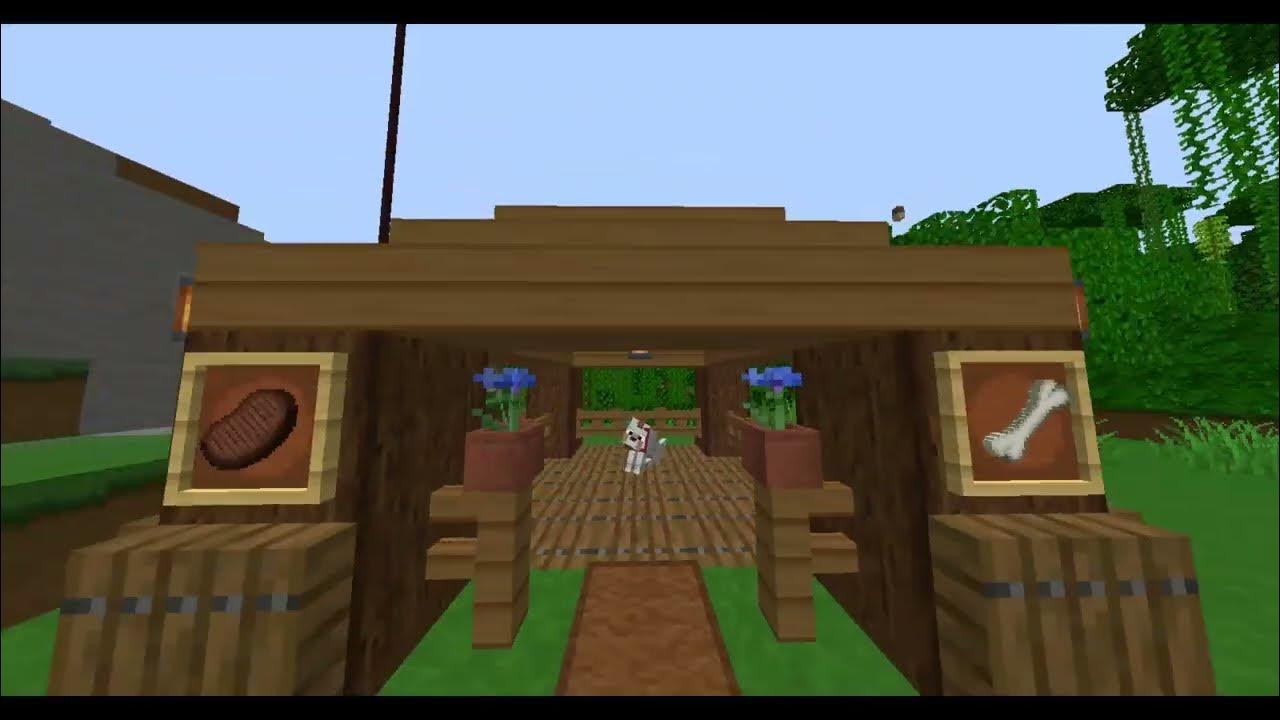 Minecraft DOG house tutorial YouTube