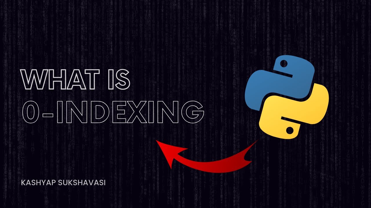 What is 0-Indexing? - YouTube
