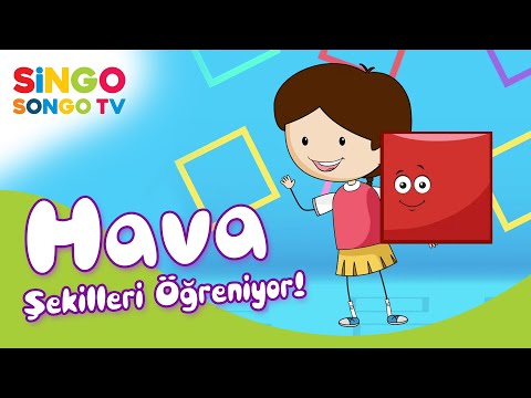 HAVA Şekilleri Öğreniyor 🟢🔶🟪 – SingoSongo TV I İsme Özel Çocuk Şarkıları 🎵