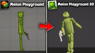 RTX 3D Classic Melon Character Mod - Mods for Melon Playground Sandbox PG