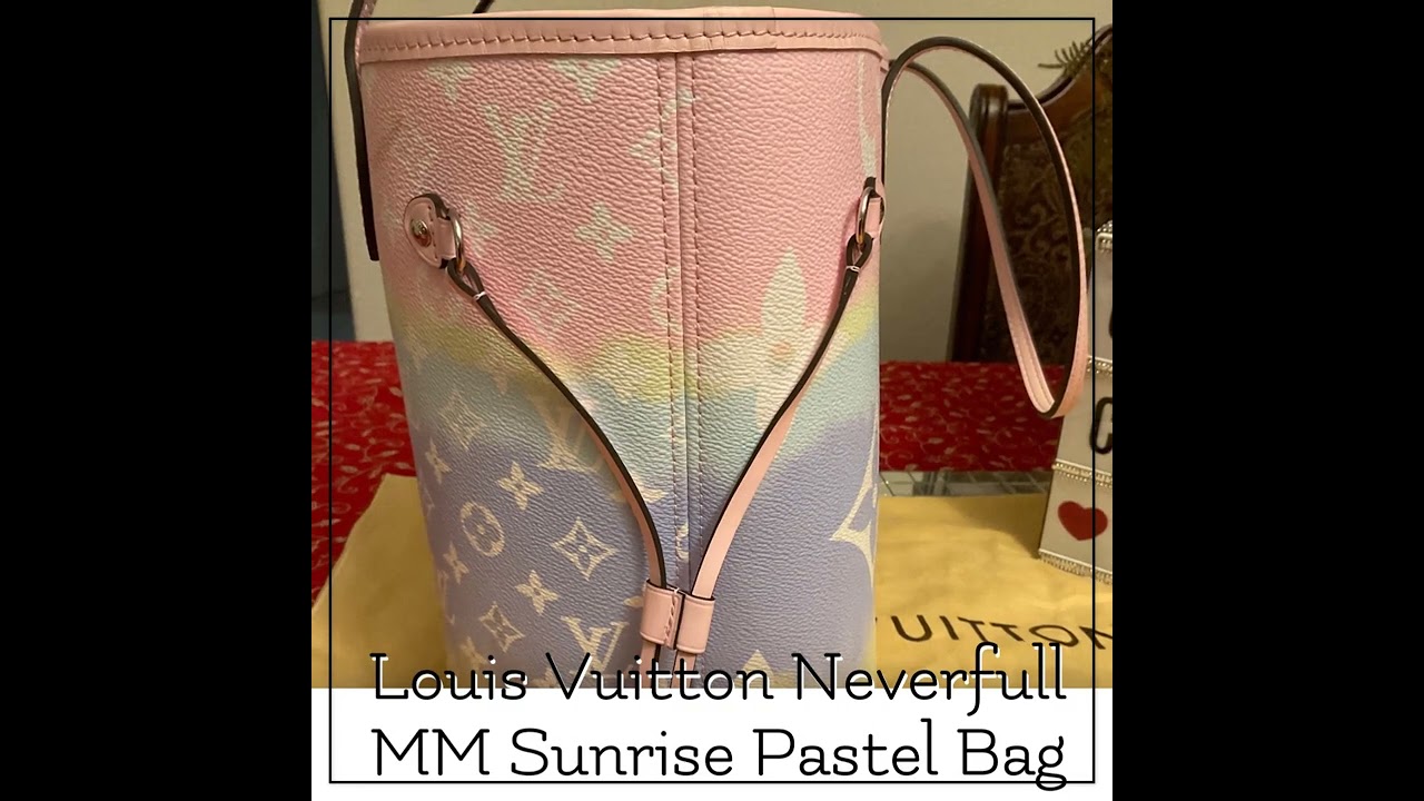 2022 Louis Vuitton Sunrise Pastel Neverfull Unboxing & Compares