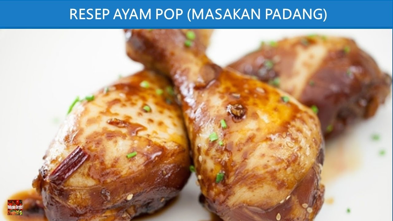 Resep Ayam Pop Masakan Padang - YouTube