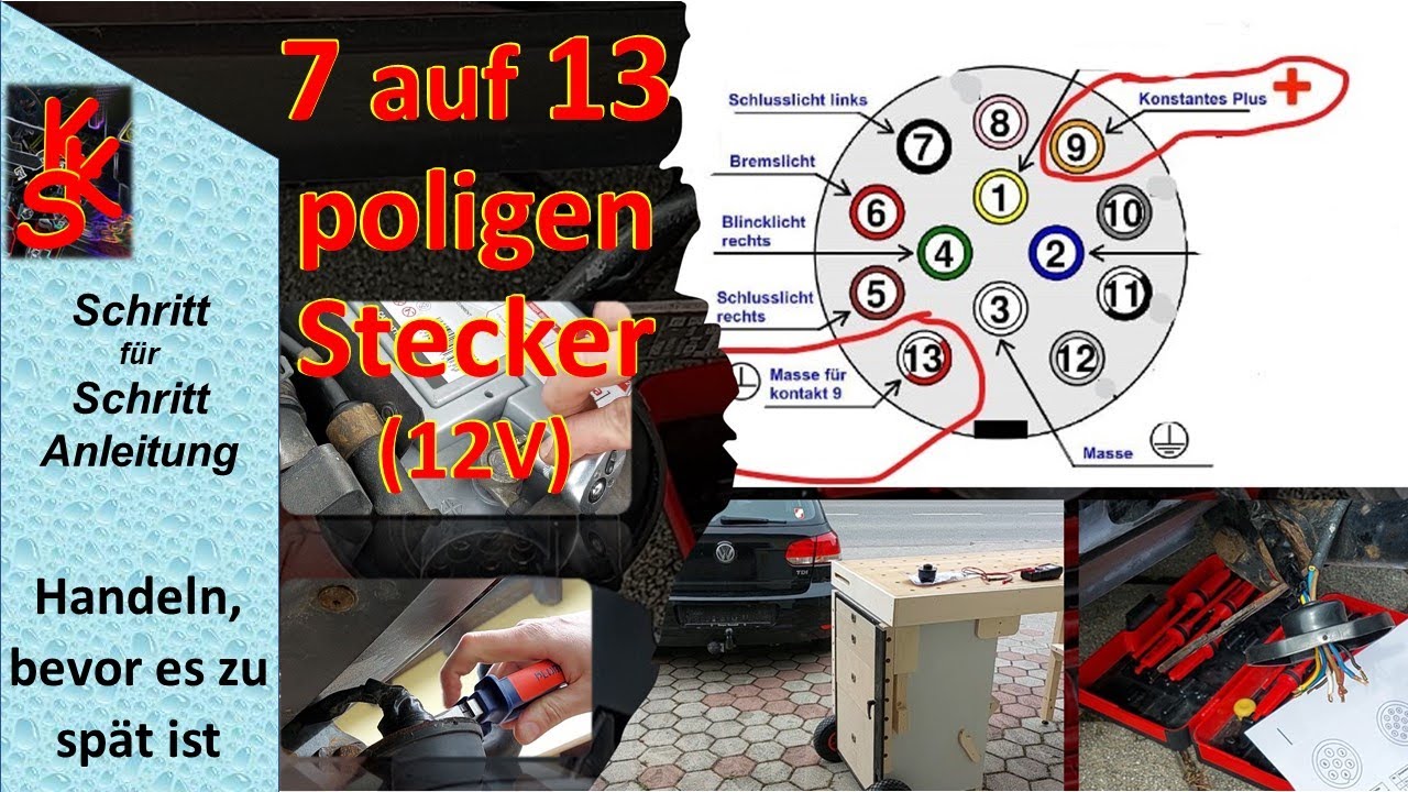 7-poliger Stecker auf 13-polig: So rüstest Du um!