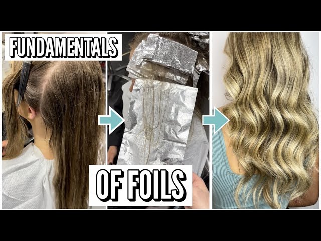 The FUNDAMENTALS of FOILS - over 10 foil highlighting TIPS! Featuring K18  and Pravana Express Toners 