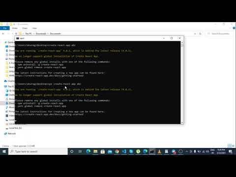 No longer support global install create-react-app problem resolved