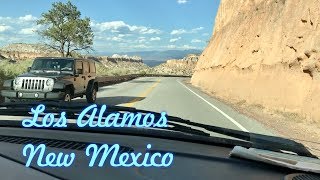New Mexico 7 ~ Cliffside Drive from Los Alamos Mesa Top