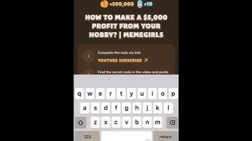 HOW TO MAKE A $5,000 PROFIT FROM YOUR HOBBY? | MEMEGIRLS | memfi code