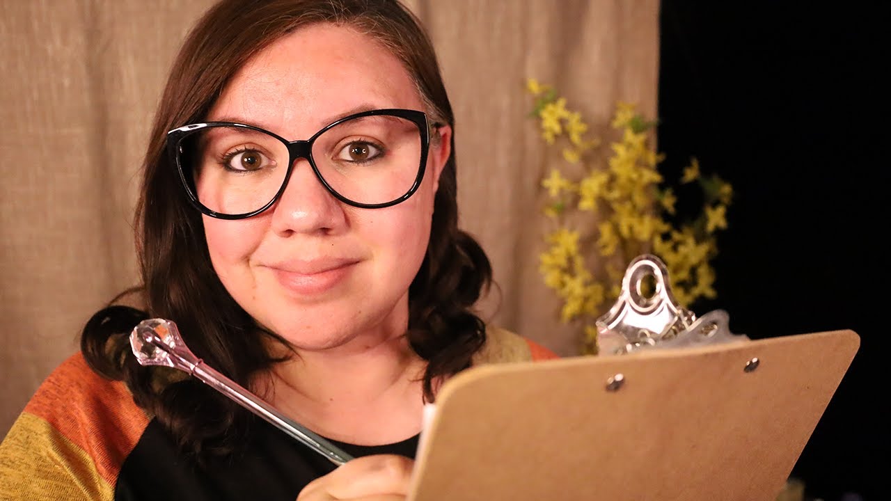 ASMR ASKING YOU Medical Questions for a Clinical Trial Roleplay