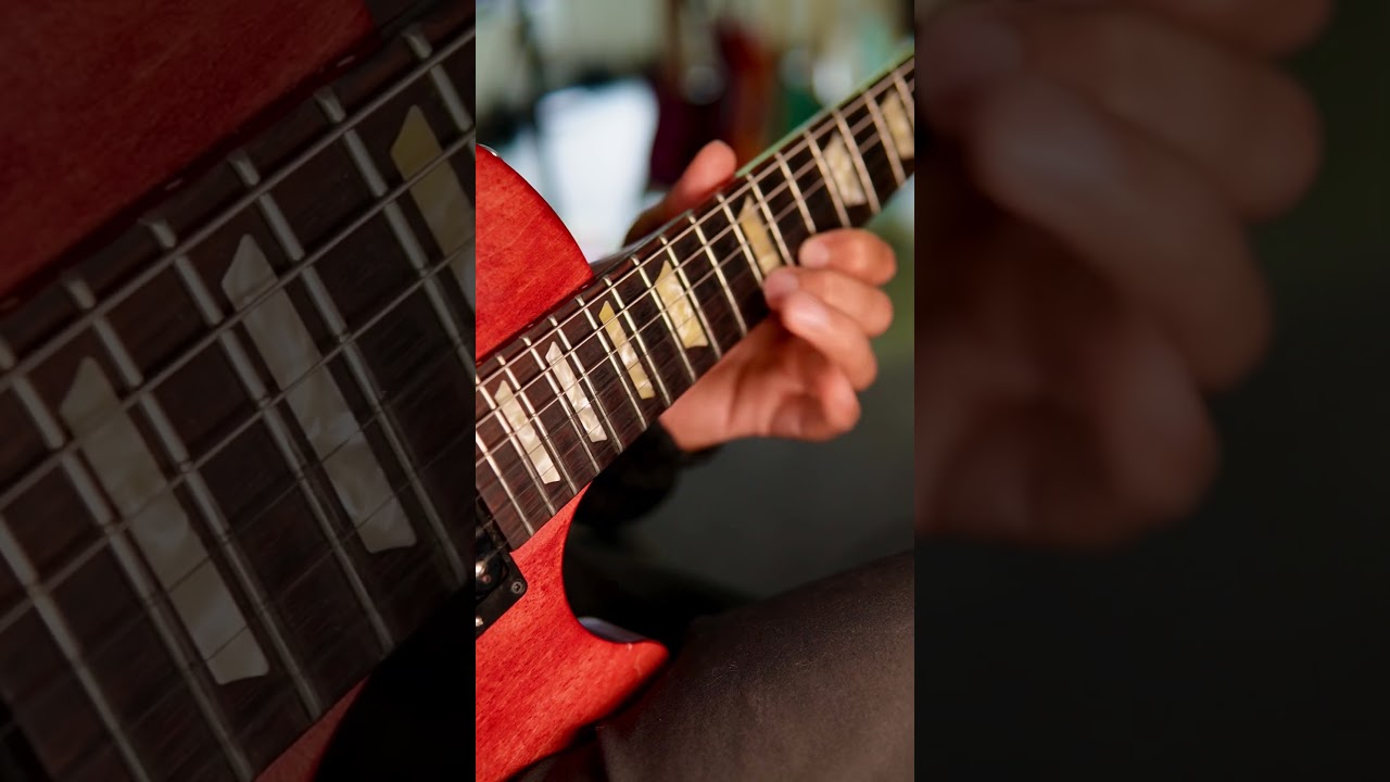 I love going from single string shred into an arpeggio 