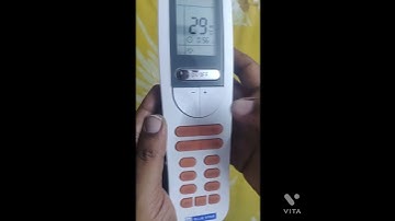 How to change fahrenheit to celsius in Blue star AC remote.Note - Do it when AC stabilizer is on.