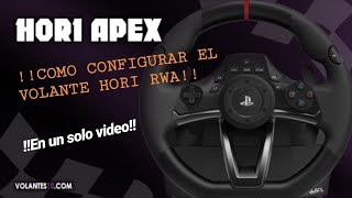 !!COMO CONFIGURAR VOLANTE  HORI RWA!!