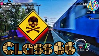 Diesel locomotive Class 66 Reskin Egypt | red flag danger 😵 |محاكي القطار Train Sim World:1080p60fps screenshot 4