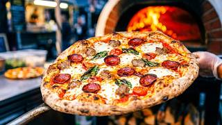 Amazing Skills! The Art of Making Street Pizza