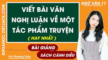 Viết bài văn nghị luận về một tác phẩm truyện | Ngữ văn 11 - Cánh diều (HAY NHẤT)