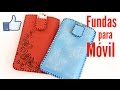 Fundas caseras para celular móvil fácil. Manualidades fáciles