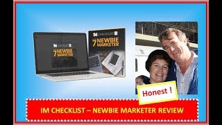 IM Checklist Newbie Marketer Review | My Honest IM Newbie Marketer Checklist Review