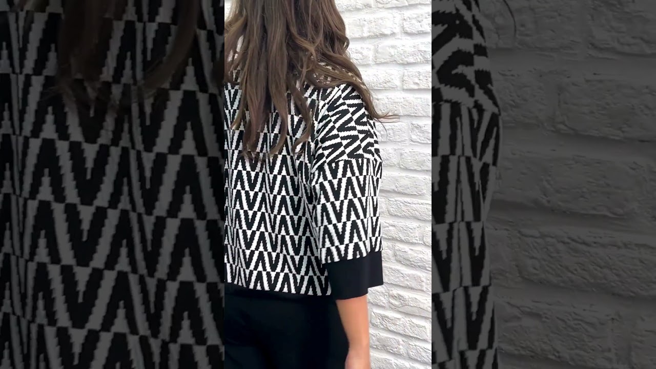 Костюм женский VIZAVI 812 черно-белый цвет