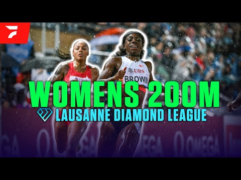 Lausanne Diamond League 2025 Women's 200m Sees QUICK Time In DOWNPOUR