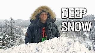 Deep Snow Cutting Thru The Deep