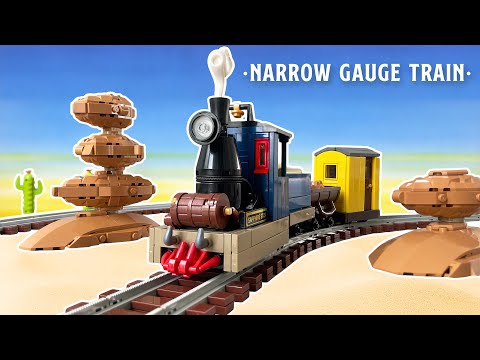 I made a tiny LEGO train that works!