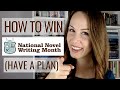 WIN NANOWRIMO (for BEGINNERS) by having a PLAN | NANOWRIMO WRITING HACK #1