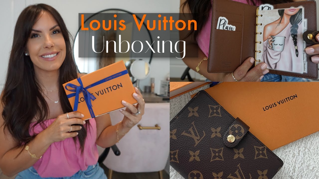Louis Vuitton Medium Ring Agenda Cover unboxing 