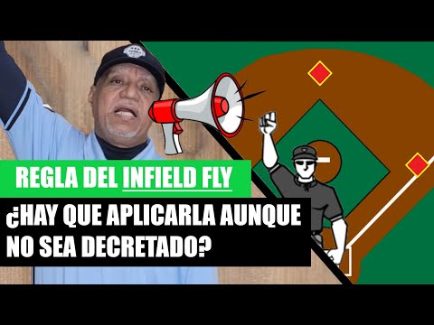 Video: ¿Por qué el bateador está fuera con una regla de infield fly?