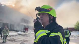 Відео з наслідками сьогоднішнього обстрілу Одещини публікує ДСНС Одеської області