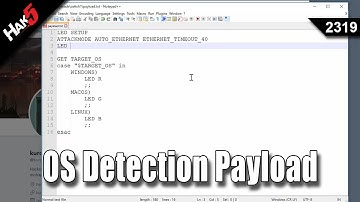 [ PAYLOAD ] - OS Detection Payload - Hak5 2319