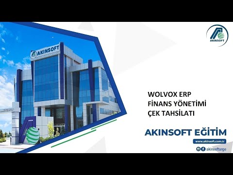 WOLVOX ERP Finans Yönetimi - Çek Tahsilatı