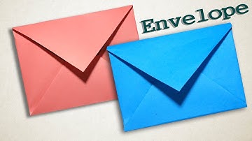 Envelope Making With Paper [Without Glue Tape and Scissors] at Home