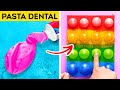 POP IT CASERO CON GLOBOS 🎈🌈 || Trucos y manualidades geniales y graciosos que te ahorrarán dinero