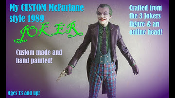 My Custom McFarlane DC Multiverse Style 1989 Nicholson JOKER figure - "Trouble At Vicki