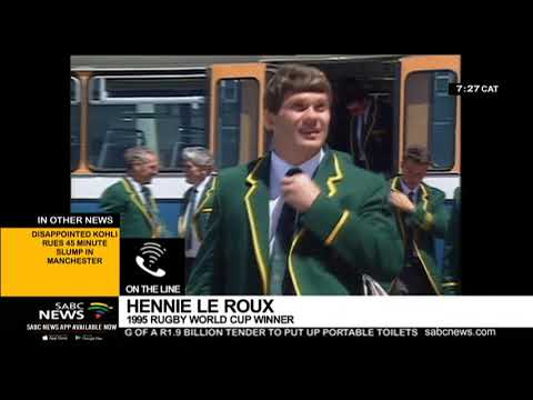 Hennie Le Roux pays tribute to the late James Small