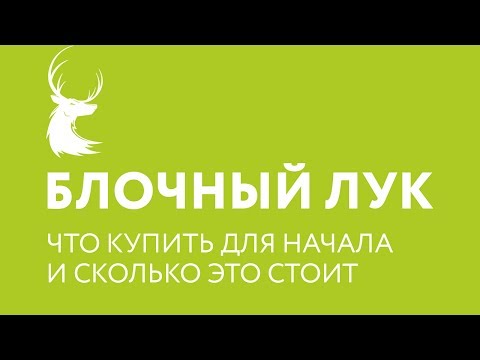 Что нужно лучнику для начала, что купить а что не стоит. Блочный лук.