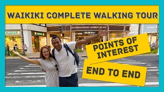 Kalakaua Ave. Waikiki Walking Tour | Points Of Interests | End To End