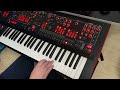 Roland JD-XA, JD-XI. Korg  Kaossilator pro, live set, synth jam, romantic piano music