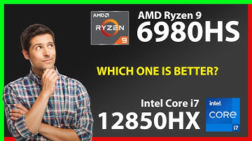 AMD Ryzen 9 6980HS vs INTEL Core i7 12850HX Technical Comparison