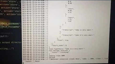IBM Watson Speech to Text - Python Streaming
