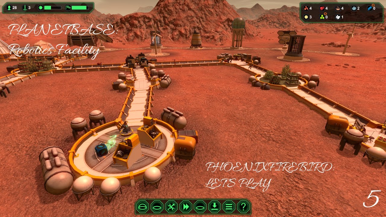 Planetbase - Let's Play 5 - Robotics Facility