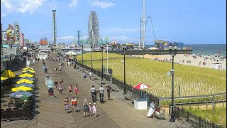 EarthCam Live:  Seaside Heights, NJ - North View Lavallette Beach Cam Live Stream