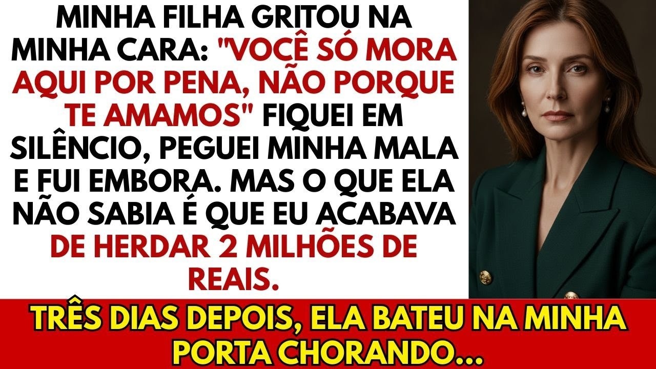 Minha filha me humilhou: 