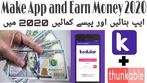 How To Make Android Earning App And Earn Money | Part-1 | Kodular Thunkable