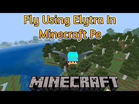 How To Fly With Elytra In Minecraft Pocket Edition (Mobile) - YouTube