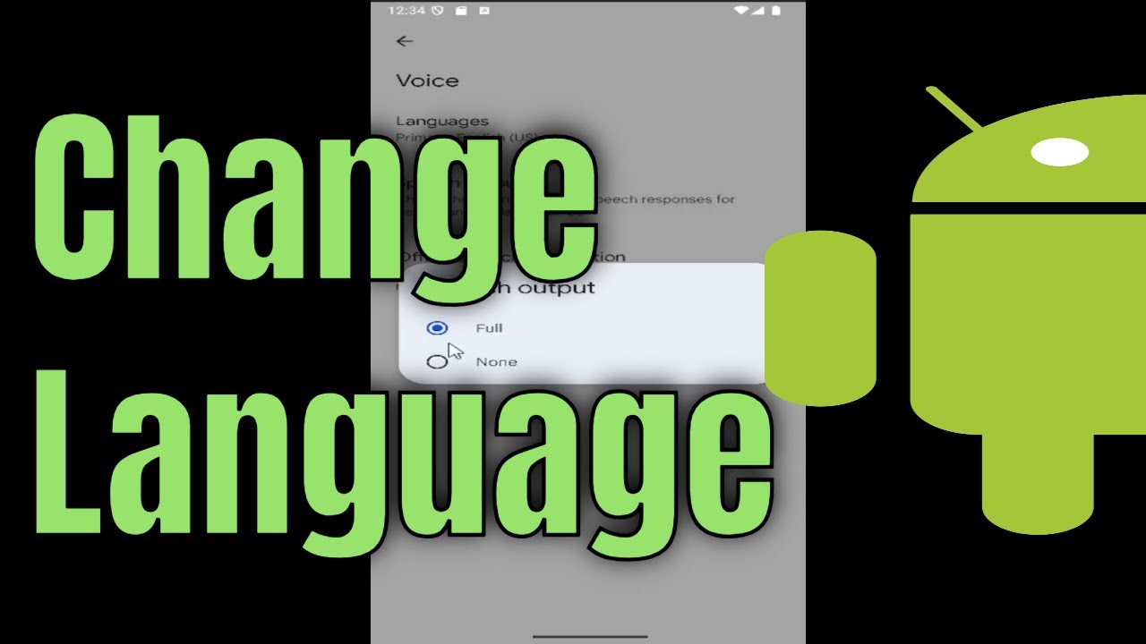 How to Change the Language on Your Android Device [Guide] - YouTube