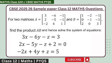 For two matrices A=[[3, -6,-1],[2,-5,-1],-2,4,1] and B=[[1,-2,-1],[0,-1,-1],[2,0,3]] find the produc