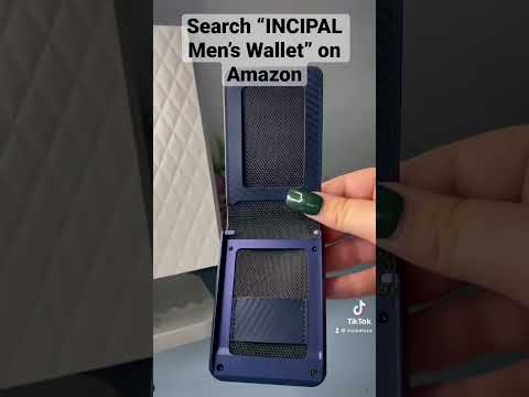 Amazon Christmas ? Gift Idea - INCIPAL Minimalist Metal Card Holder Wallet - 2022 Newly Launched