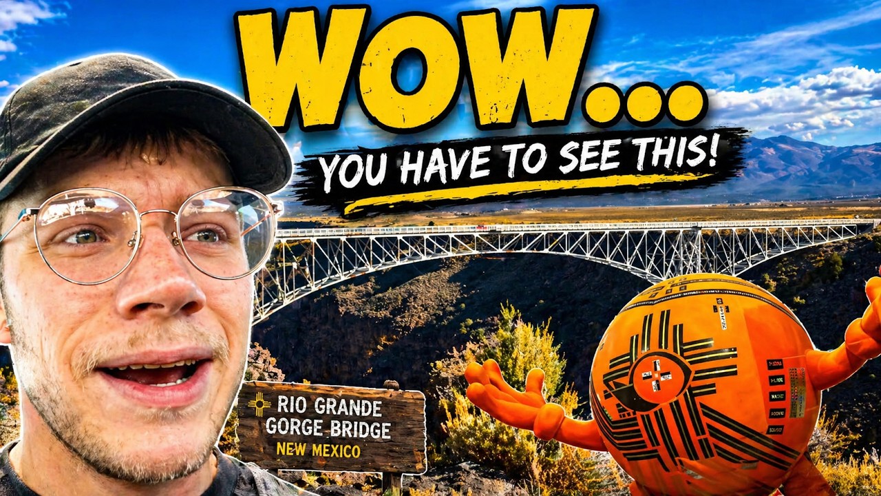 YouTube thumbnail for Exploring Taos | Gorge Bridge, Earthships, Museums