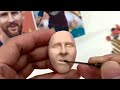 Escultura realista Lionel Messi  feita em polymers clay credito Taoci xiansheng.