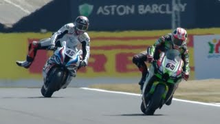 Rea and Redding push the limits in Superpole at Donington | #GBRWorldSBK